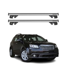 Aluminium Roof Racks Cross Bars Carrier For Subaru Tribeca 2008-2014 Gray 2pcs