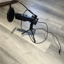 USB Condenser Microphone Blue Freestanding w/ Adjustable Stand  Pop Filter