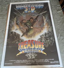 TREASURE OF FOUR CROWNS Movie Poster Wonder vision 3D 1983