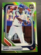 2026 Donruss Baseball Optic DARRYL STRAWBERRY Lime Green /149 #35