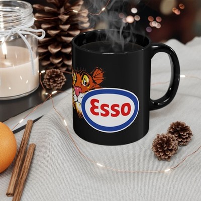 Esso Tiger 11oz Coffee Tea Black Mug