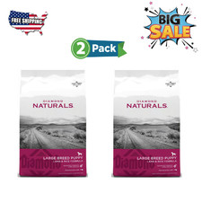 Set 2 Diamond Naturals Large Breed Puppy Lamb Rice Formula Dog Food,80lb total