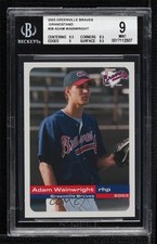2003 Grandstand Greenville Braves Adam Wainwright BGS 9 MINT 0q3