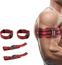 4 Pcs Bands Blood Flow Restriction Bands for Arms Legs  Glutes Extra Wide 2" St