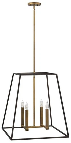 Hinkley Fulton 22" Wide Bronze Entry Pendant - Picture 2 of 5