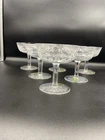 Waterford Lismore Champagne Sherbet Coupe Glasses Set of 6 Vintage Signed