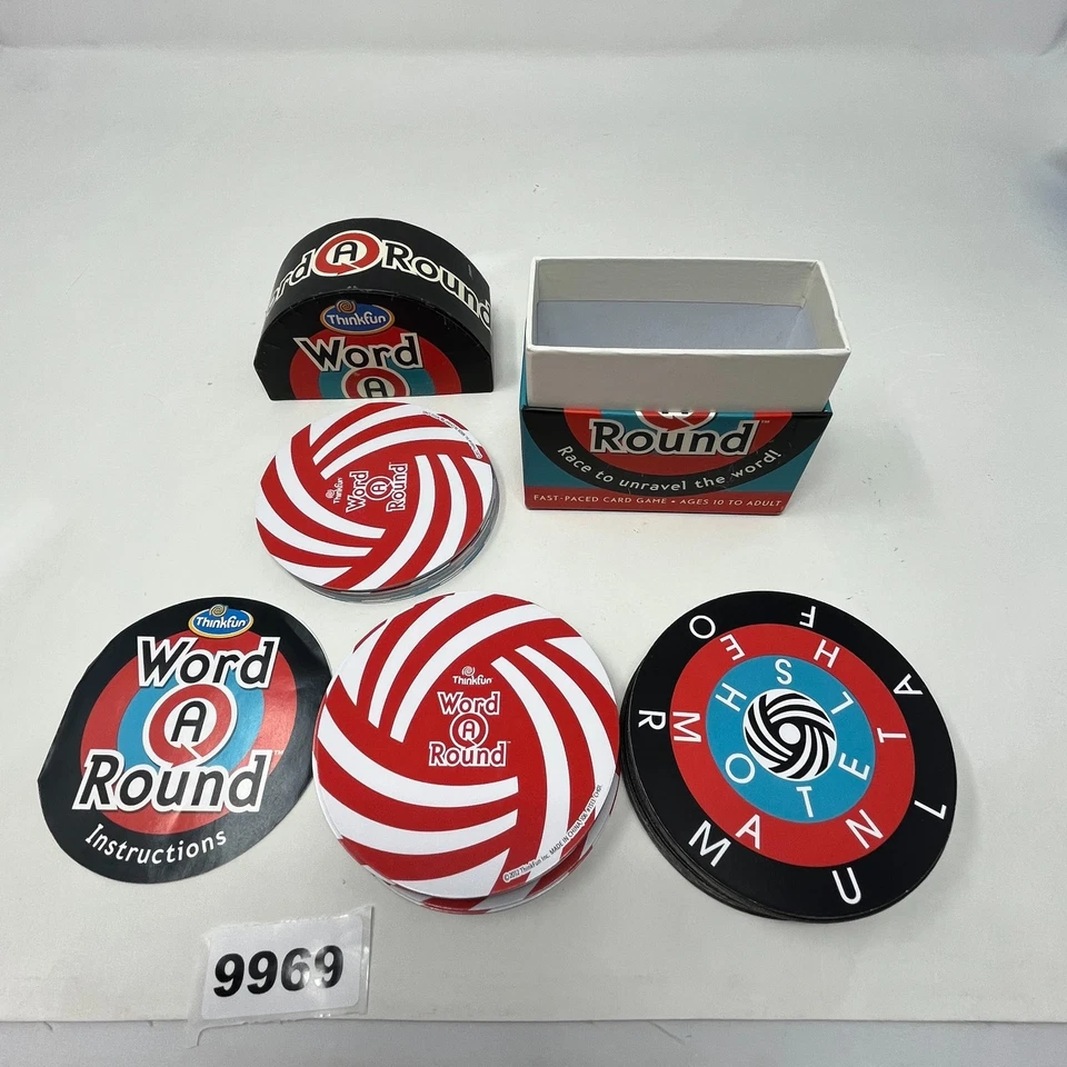 Word A Round: Race To Unravel The Word! Fast-Paced Card Game - Thinkfun 2012 - Image 4 of 4