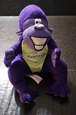 Vtg Zyrtec Purple Gorilla Ape Plush Pharmaceutical Advertising Pfizer 2000
