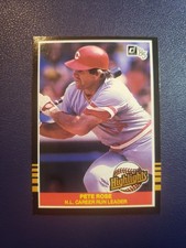 MINT! 1985 Donruss Highlights Pete Rose #10 HOF Cincinnati Reds