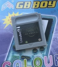 New GB Boy Colour Cart Deadeus Gameboy Color Advance Silver Cartridge Indie Game