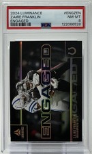 Zaire Franklin PSA 8 - 2024 Panini Luminance ‘Engaged’ -Colts, Syracuse, Tackles