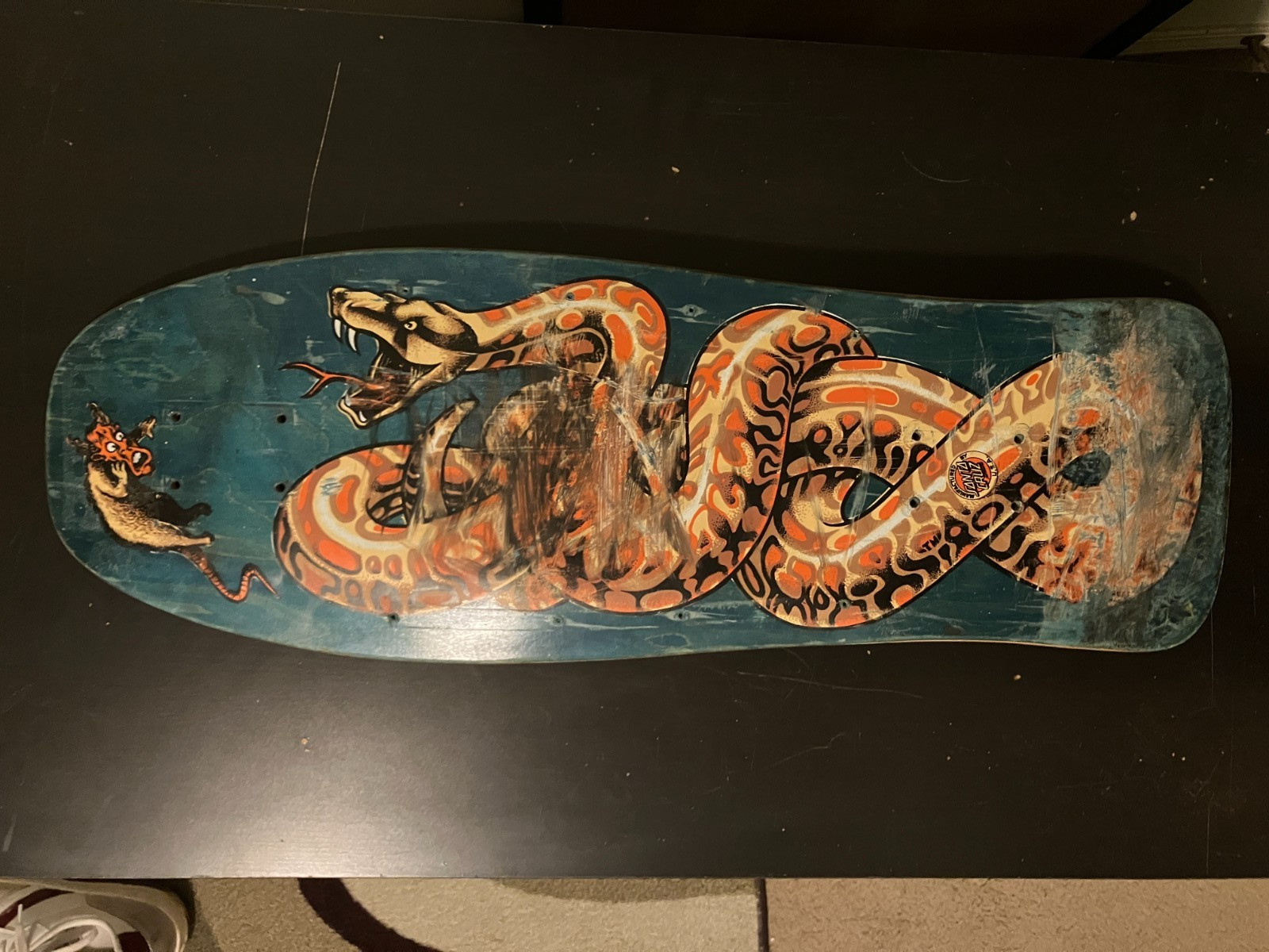 1989 Santa Cruz Jeff Kendall Snake OG skateboard