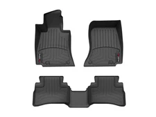 WeatherTech Custom Floor Mats FloorLiner for 441878-1-2 - 1st & 2nd Row Black