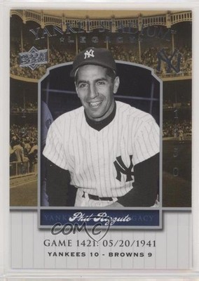 2008 Upper Deck Yankee Stadium Legacy Phil Rizzuto #YSL1421 HOF b2g