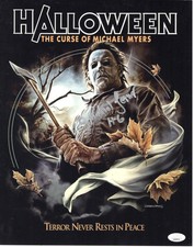 A. Michael Lerner signed 11x14 Photo Curse of Michael Myers Halloween 6 JSA