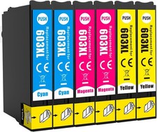 Image of High-Yield Epson Ink Pack 6-Color: Cyan Magenta Yellow – Ready to Install