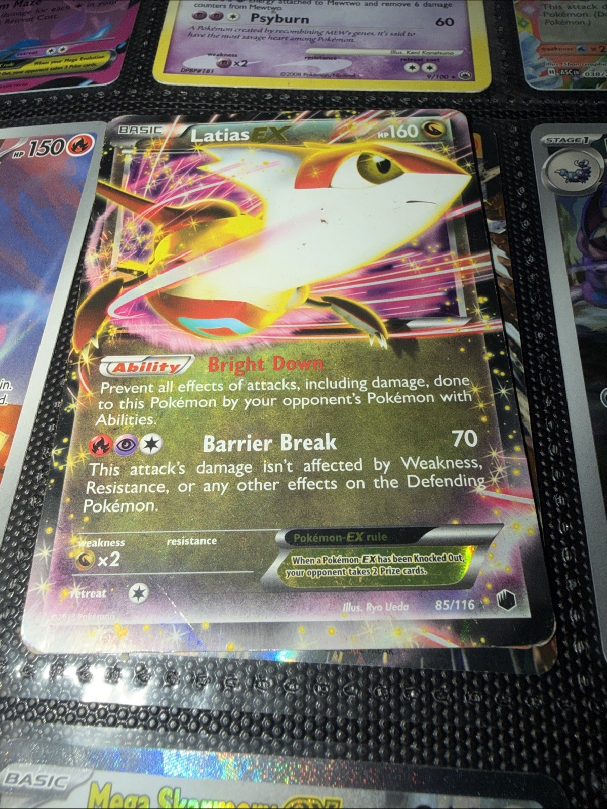 Latias EX 85/116 XY Plasma Freeze Ultra Rare Holo Pokémon 2013