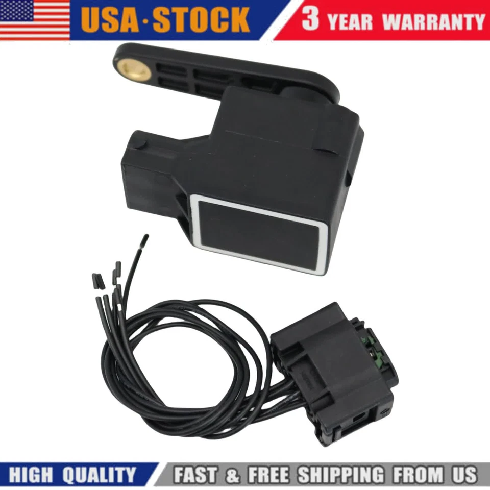 Sensor de nivel de altura de suspensión con conector para Mercedes-Benz S550 GL450 2007-11 Foto 3 de 4