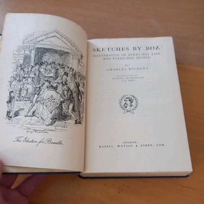 Sketches by Boz & Hard Times + three short stories by Charles Dickens