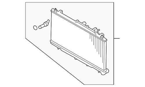 Genuine Subaru Radiator Assembly 45111AJ05A