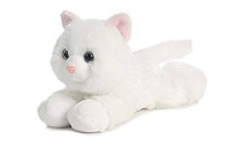 Aurora 8" Sugar Too White Kitten Cat 31265 Plush Stuffed Animal Toy