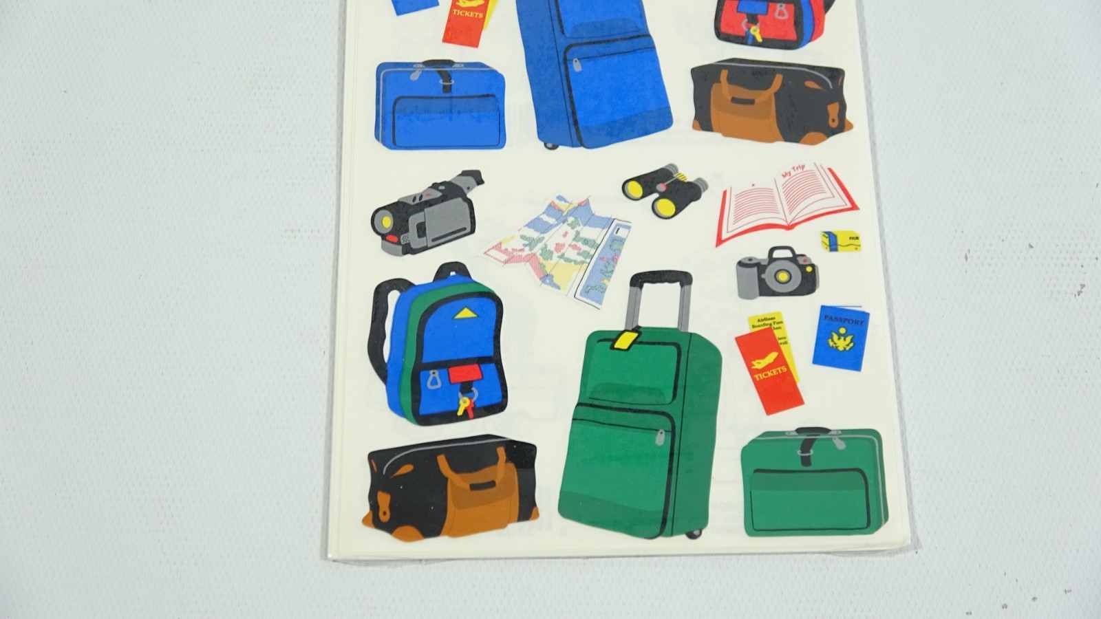 Mrs Grossman's Strip GT Luggage Traveling Scrapbooking Stickers