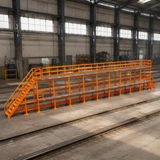 Double-Deck Rail Maintenance Platform Plastic Railway Repair Trestle