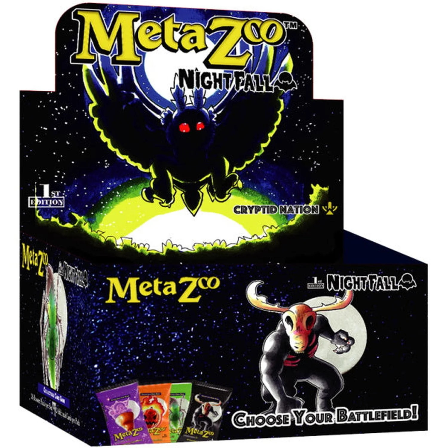 MetaZoo Cryptid Nation TCG - Nightfall Booster Box Alpha 1st Edition - 36 упаковок 1999090₽