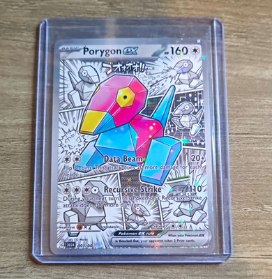 Porygon Ex Pokemon Karte Custom/Fan Art NM