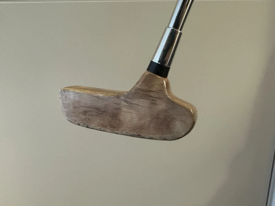 "Putter de mazo de madera House of Myrtlewood Coos Bay Oregon Golf Club 36"" RARO" Foto 2 de 4