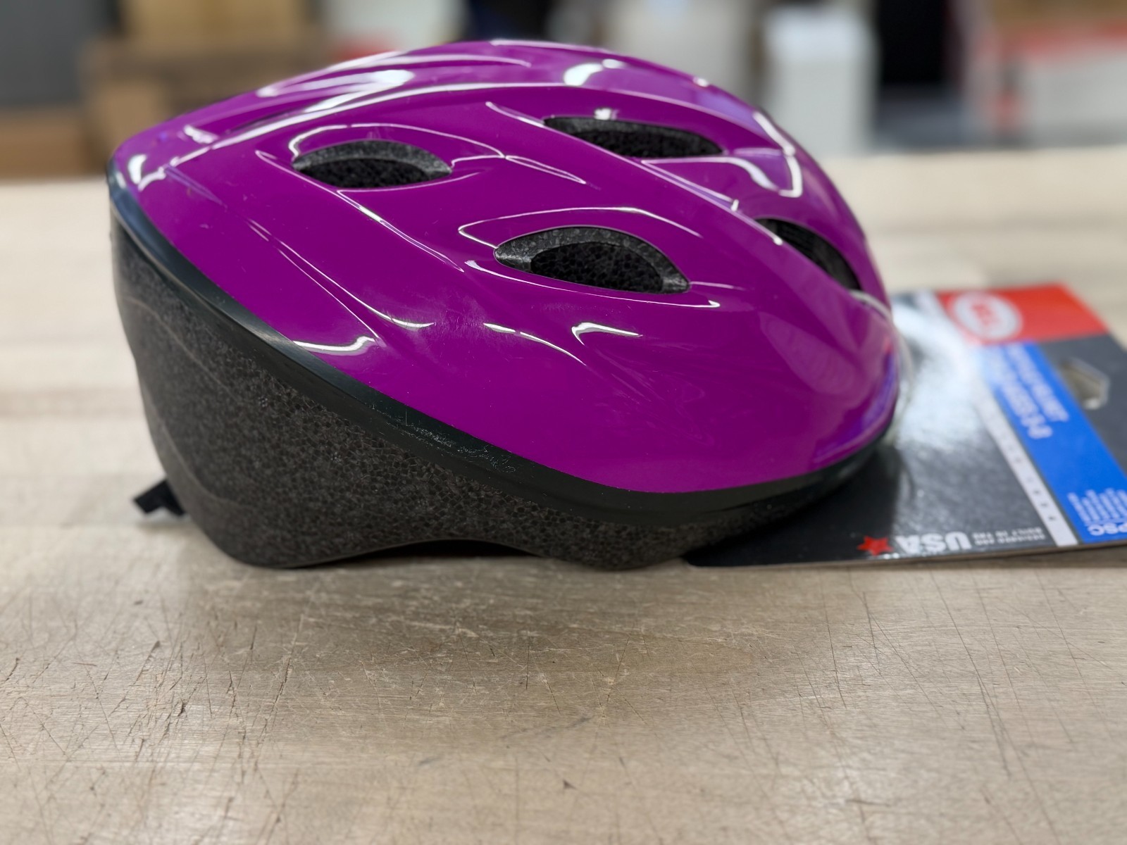 BELL ~ Star ~ Children's Bike Helmet ~ Age: 5-8 ~ Purple Gra