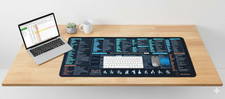 Excel Mouse Pad. Shortcuts- Excel Formulas Cheat Sheet Desk Pad.