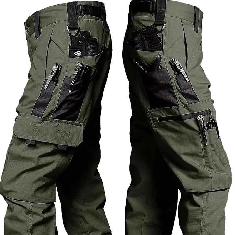 New Tactical Work Pants Men Outdoor Cargo Trousers Multi-Pocket Waterproof Pant
Opens in a new windo