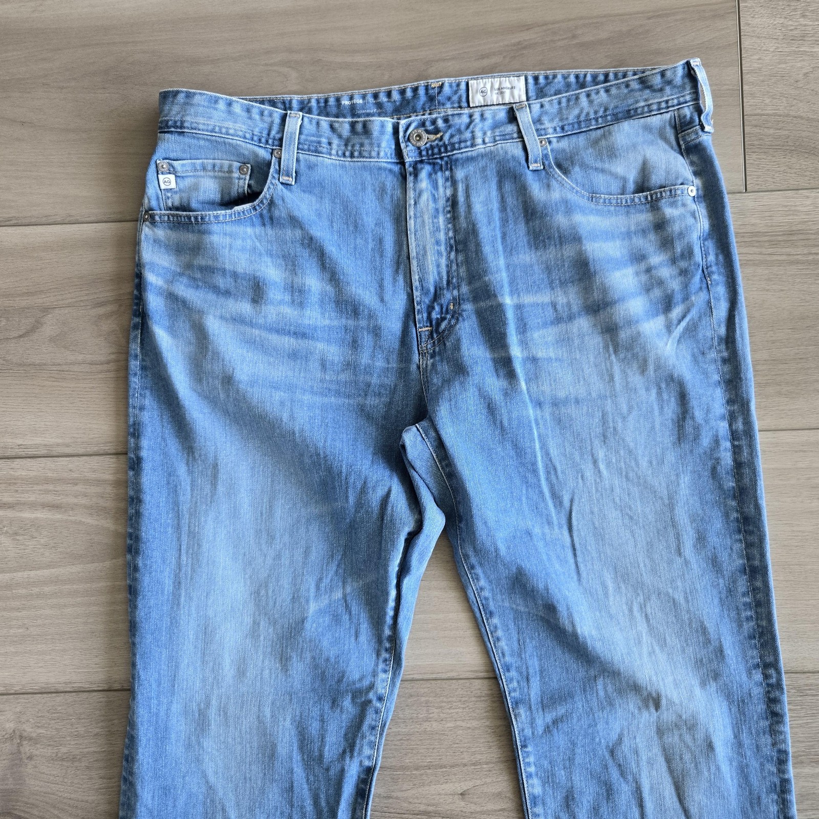 AG Adriano Goldschmied Jeans Mens 40x34 Blue The Protege Classic Straight Denim thumbnail 2