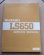 Suzuki LS650 LS 650 1993 service manual, officina, originale in inglese