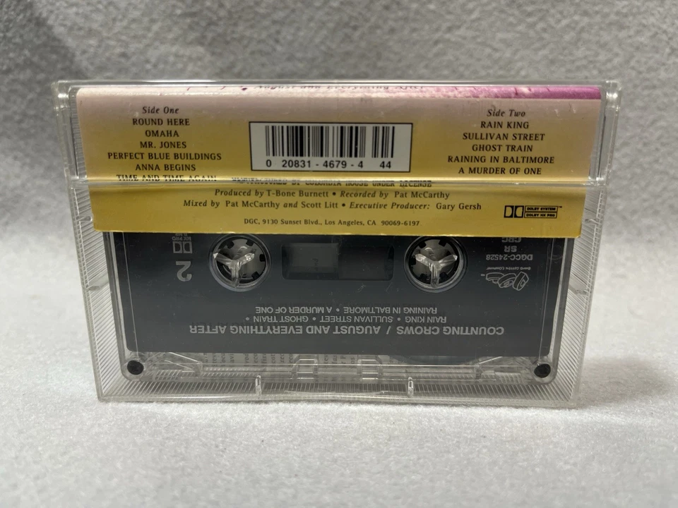 Counting Crows August And Everything After Cassette Tape (1993) - Image 3 of 3