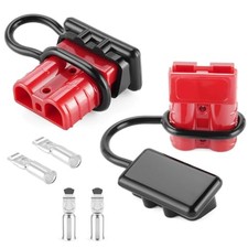 Connector 2PCS,50Amp 12V to 36V Battery Quick Connect/Disconnect 50A 2PCS Red