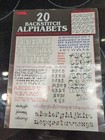 20 Backstitch Alphabets Mini Series #2 Cross Stitch Patterns By Leisure Arts — photo 1