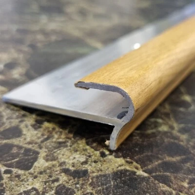 DURAL Diseño de roble StepFloor 0,9 m nariz de escalera borde escalón recorte para suelo de 8 a 10 mm