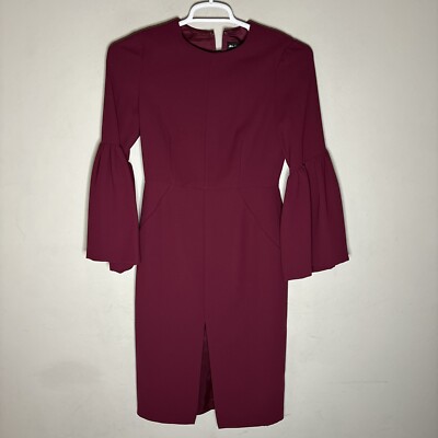 JILL Jill Stuart Maroon Red Cocktail Dress Size 4 Small Formal