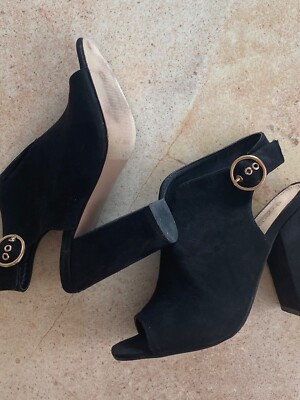 hohe Sandalen / Mules JUSTFAB - SHOEDAZZLE - Gr. 38,5 - schwarz - TOP