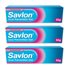 Image of 3x Savlon Advance Scar Healing Gel 50g- Faster Healing, Reduce Scarring