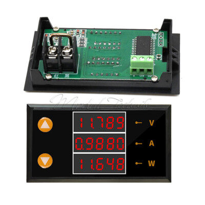 DC 0-200V 10A 5 Bit High Precision Digital Voltage Current Power Meter Tester