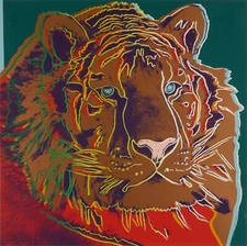 ANDY WARHOL Pop Art Poster or Rolled Canvas Print "Siberian Tiger" 