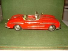1950's MERCEDES BENZ 300 SL TIN FRICTION TOY CAR CONVERTIBLE, JAPAN MADE, NICE