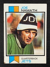 1973 Topps Football #400 Joe Namath