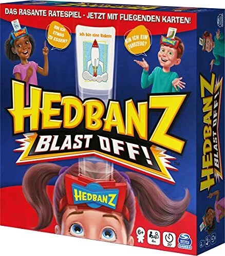 Spin Master 6063769 Hedbanz Blast Off Familienspiel Ratespiel Gesellschaftsspiel - Bild 3 von 4