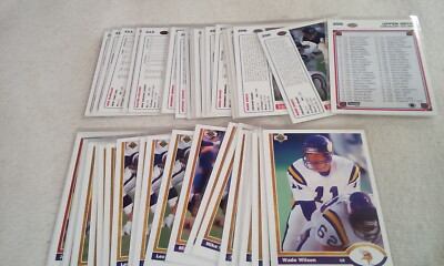 1991 Upper Deck Football Base Set 200-299. Pick players/cards you need.