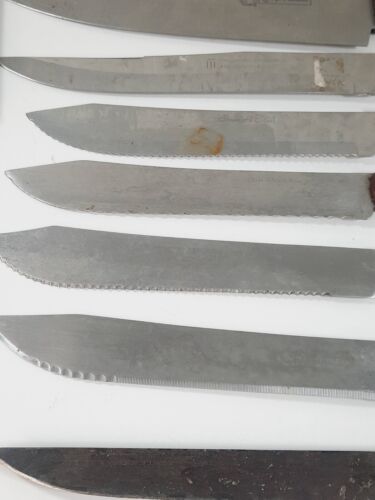 Vtg Butcher Steak Kitchen Knife Lot 64 Total Sheffield Imperial LaCuisine Ekco - Picture 5 of 17