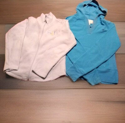 2 Girl's Size Small Fleece Sweaters in Lt. Blue Colors, American Eagle Outfitter
